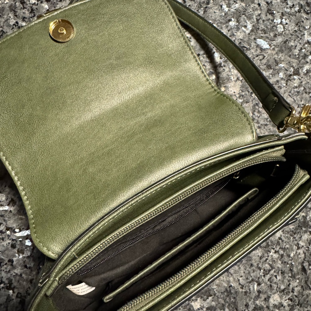 Olive Green Crossbody Bag - Picture 4 of 5
